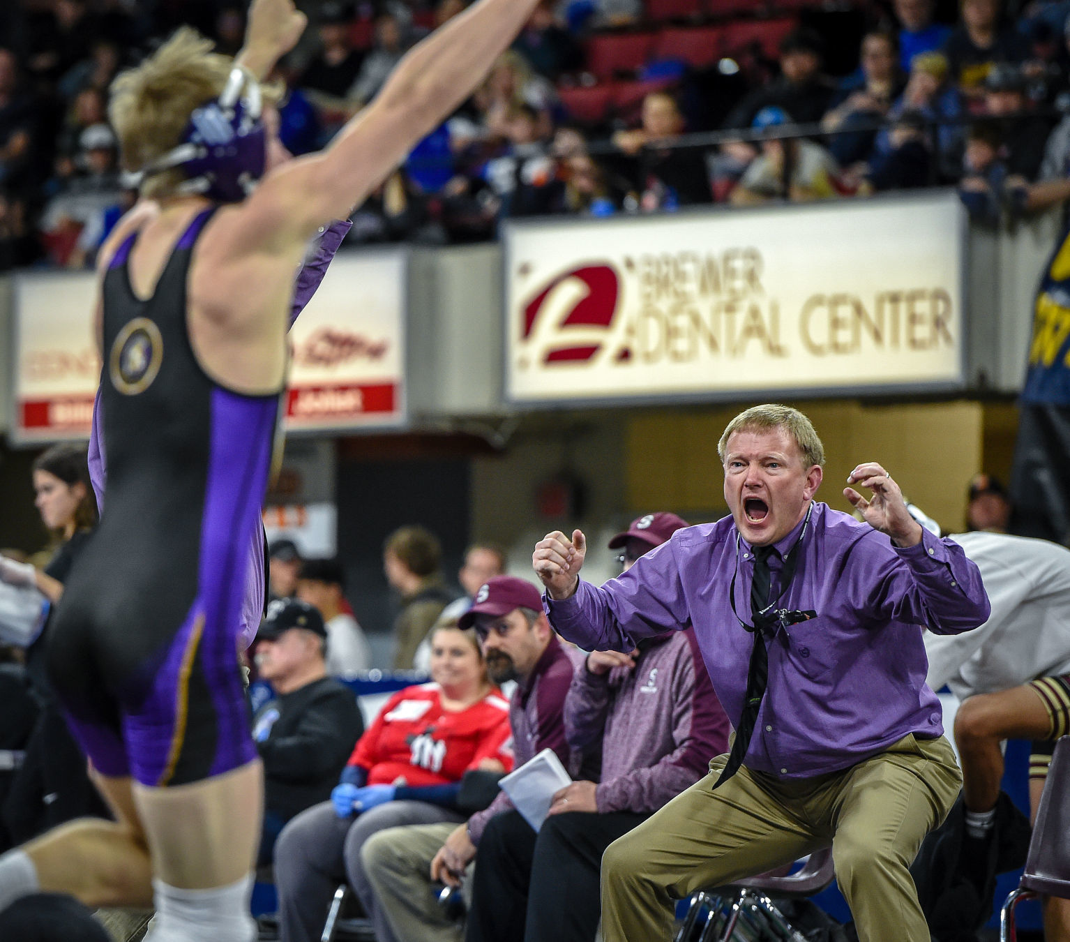 Day two of the wrestling tournament